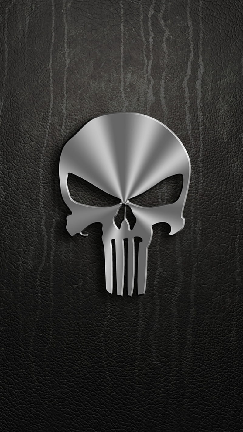 800x1422 Punisher Logo, game, marvel, skull, HD phone wallpaper