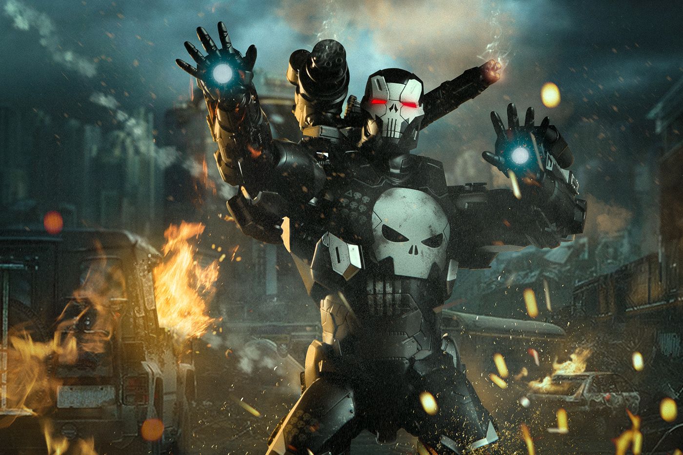 1400x933 War Machine Punisher - Behance