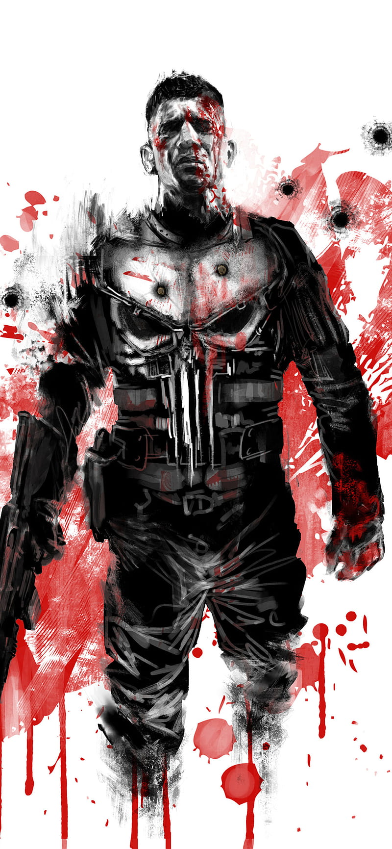 800x1731 Punisher, frank castle, netflox, HD phone wallpaper