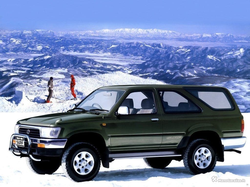 1024x768 Toyota Hilux Surf II Facelift 3.0 AT 130 HP AWD specifications and technical data