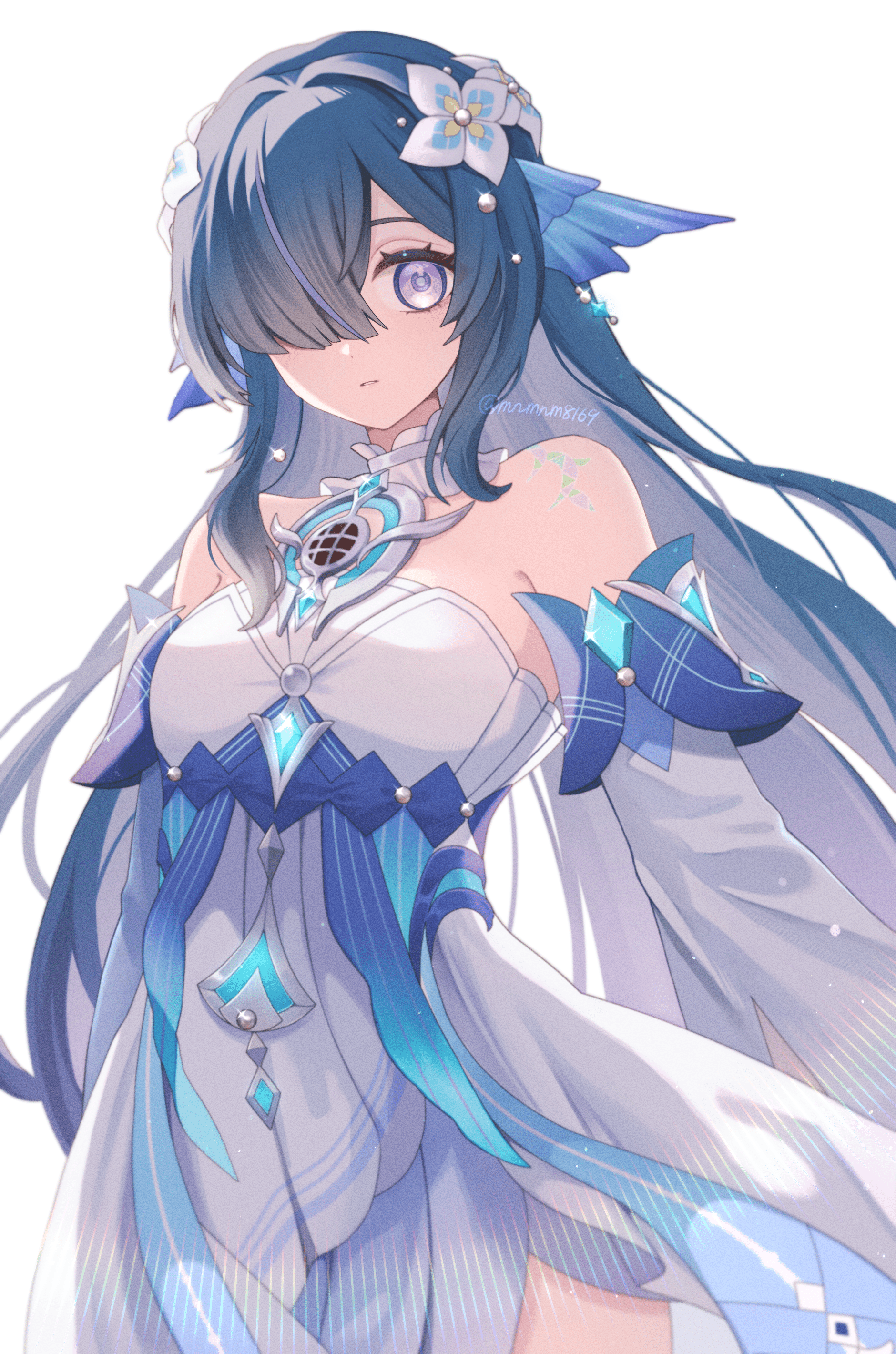 1880x2841 Vodyanitsa (Genshin Impact) Anime Image Board