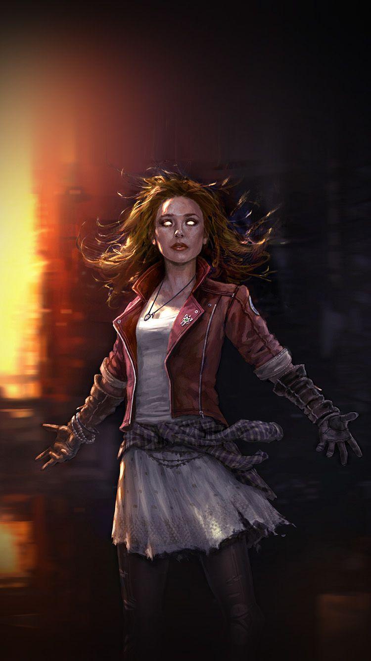 750x1334 Scarlet Witch Age Of Ultron Concept Art HD Wallpaper