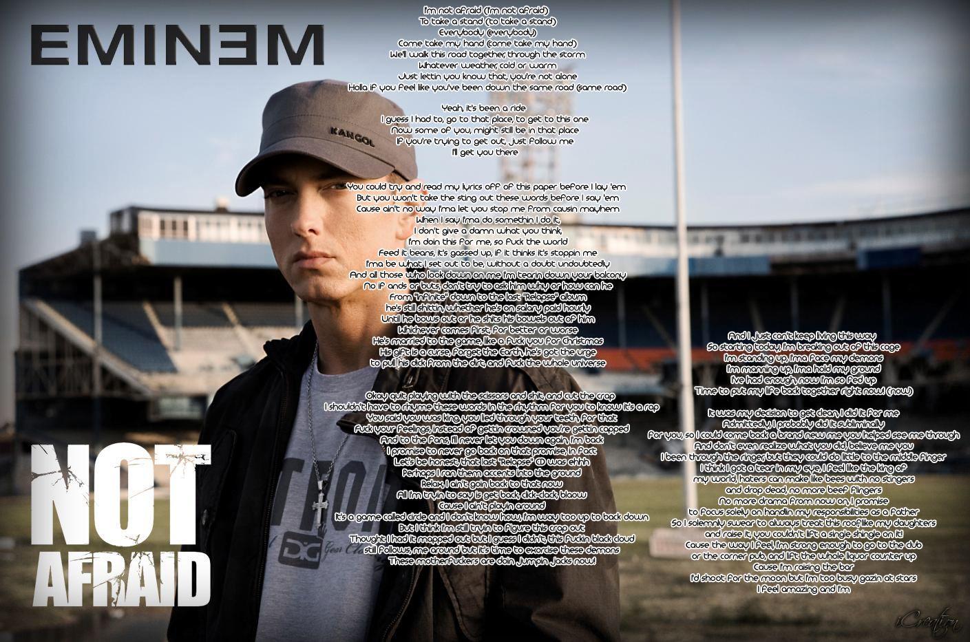 1409x933 Eminem Im Not Afraid Quotes