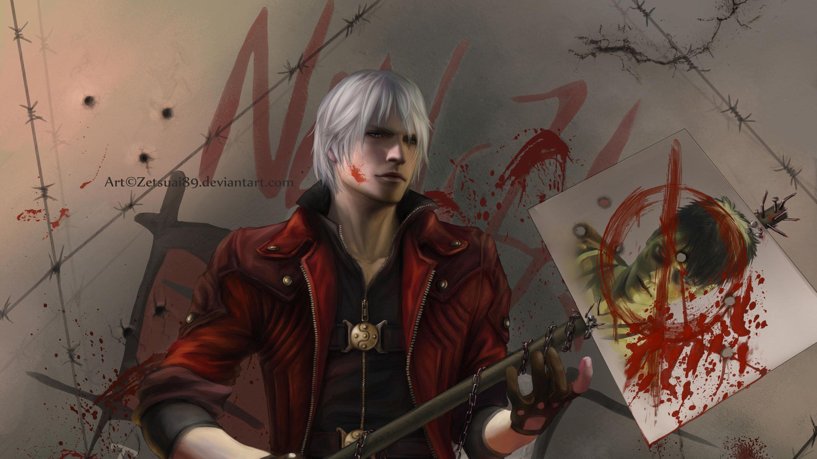 2618x1473 Dante Anime Fan Art 4k, HD Anime, 4k Wallpaper, Image, Background, Photo and Picture