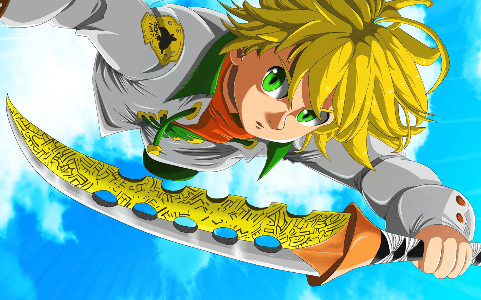 Wallpaper manga, King, Nanatsu no Taizai, The seven deadly sins, the king  of the fairies for mobile and desktop, section сёнэн, resolution 1920x1080  - download