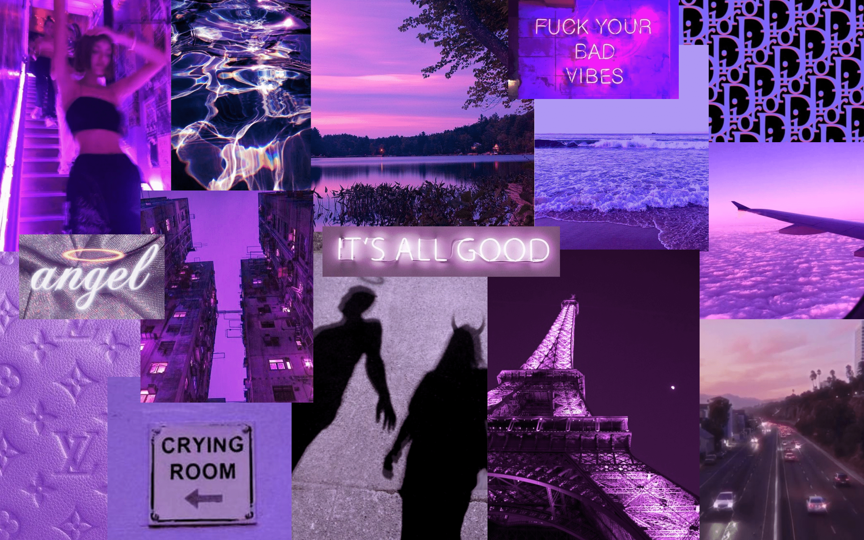 2880x1800 Cute Purple Aesthetic Wallpaper For Laptop