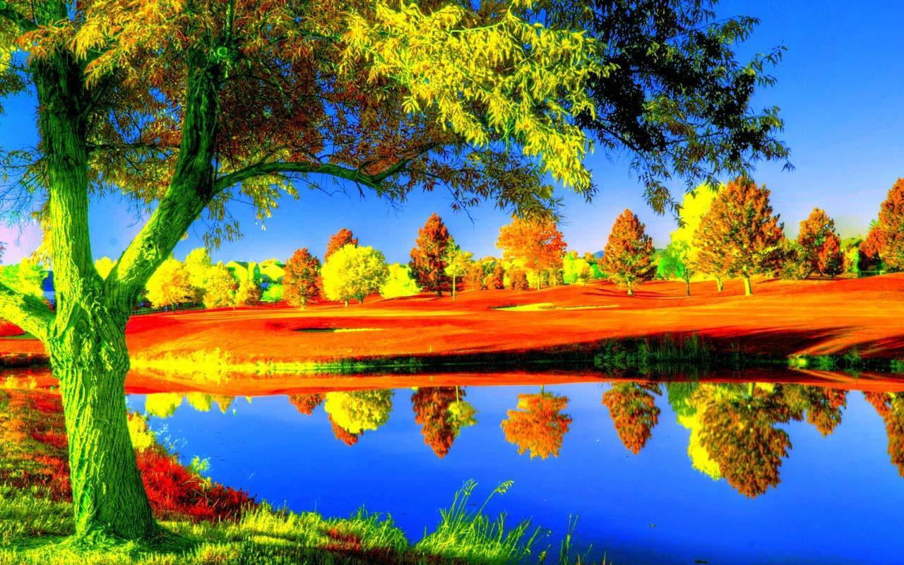 1280x800 Photos: Most Beautiful Fall Scenery, ART GALLERY