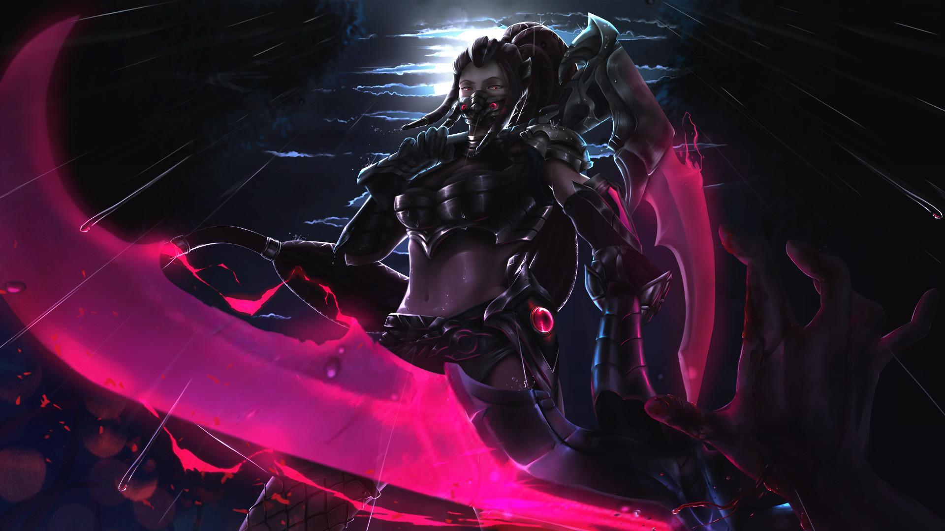 1920x1080 Akali Wallpaper