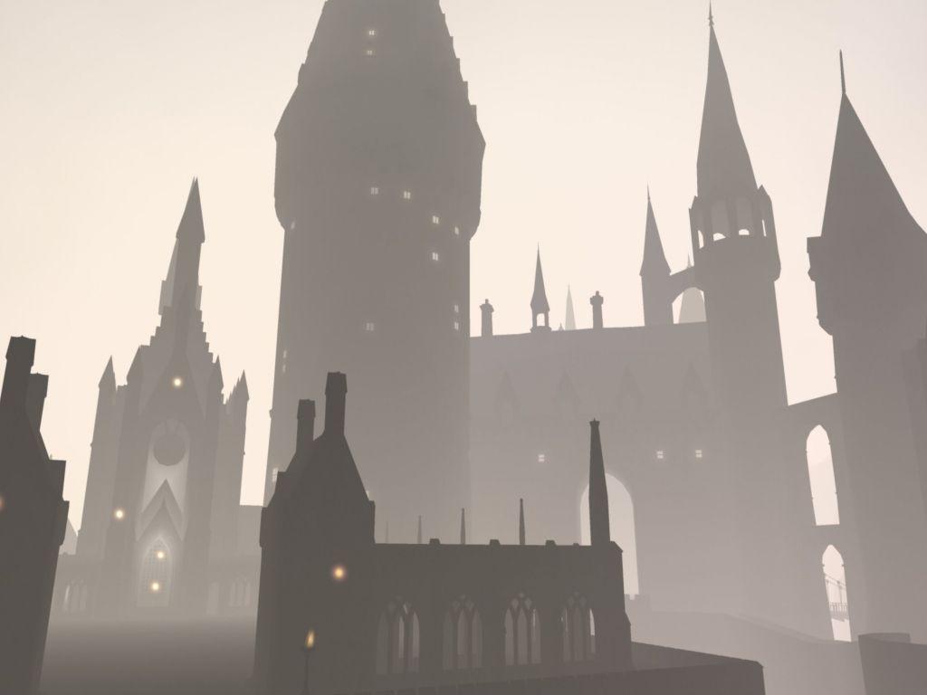 1024x768 Minimalist Harry Potter Laptop Wallpaper