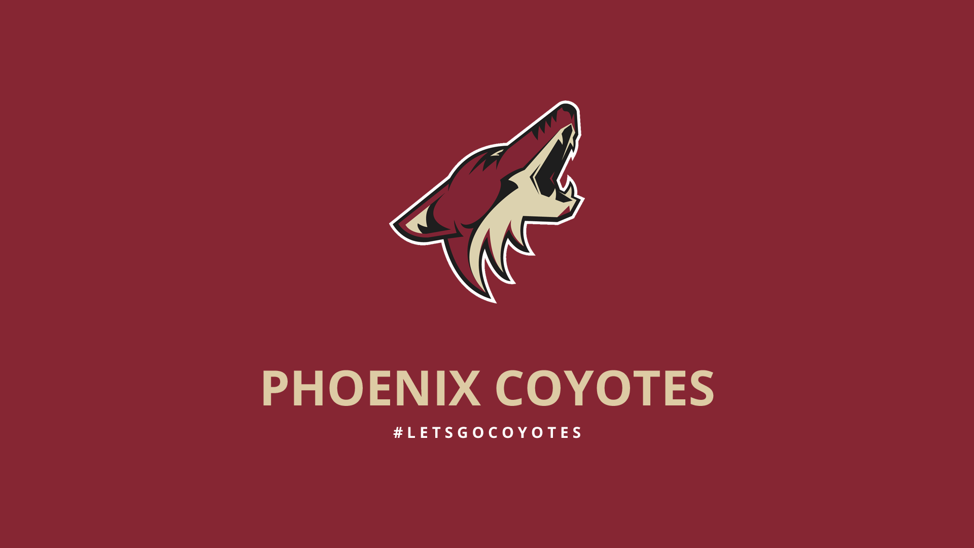 1920x1080 Free download Minimalist Phoenix Coyotes wallpaper by lfiore [1920x1080] for your Desktop, Mobile & Tablet. Explore Phoenix Coyotes Wallpaper. Arizona Coyotes Wallpaper, Wile E Coyote Wallpaper, Arizona HD Wallpaper