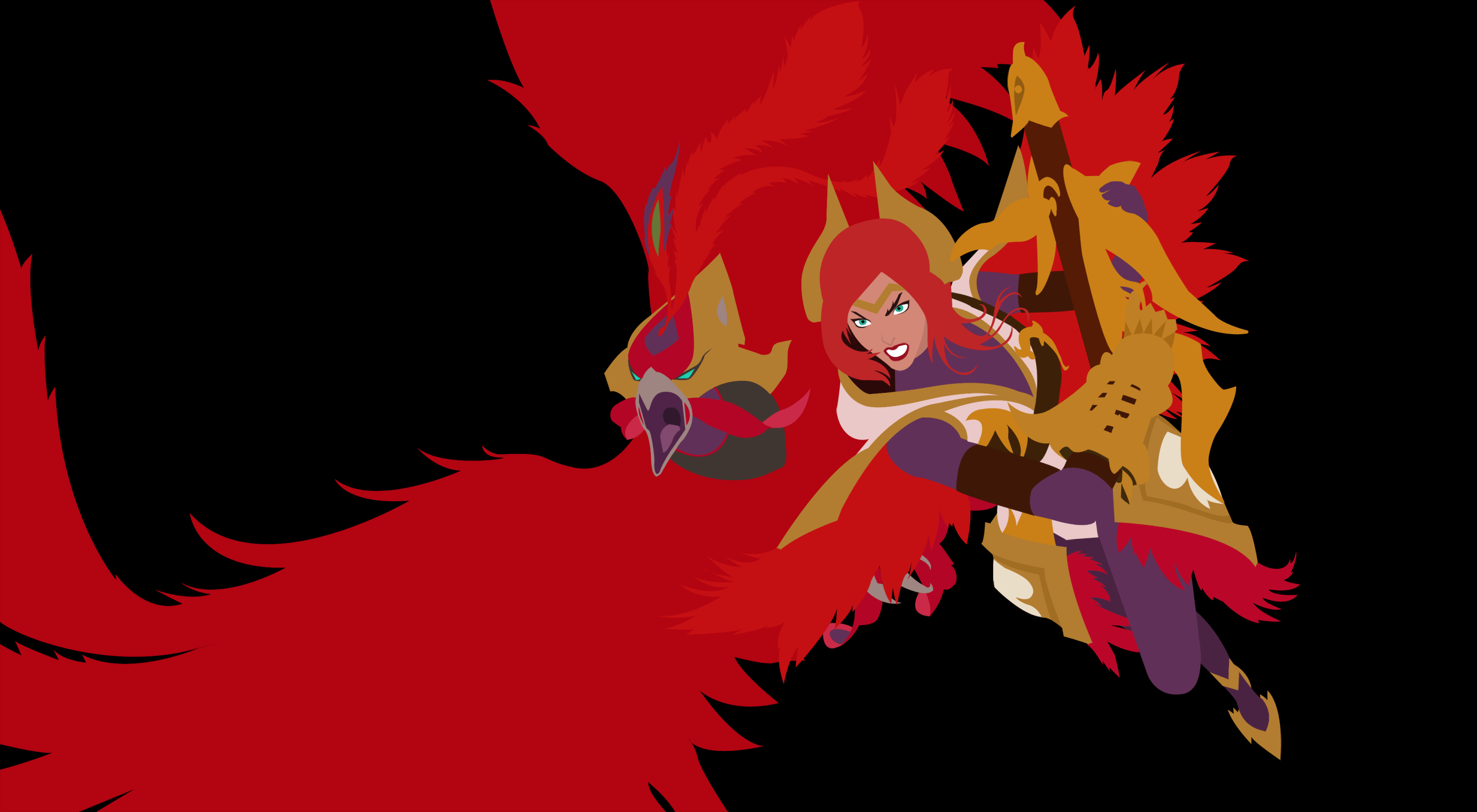 2466x1356 Phoenix Quinn Minimalistic