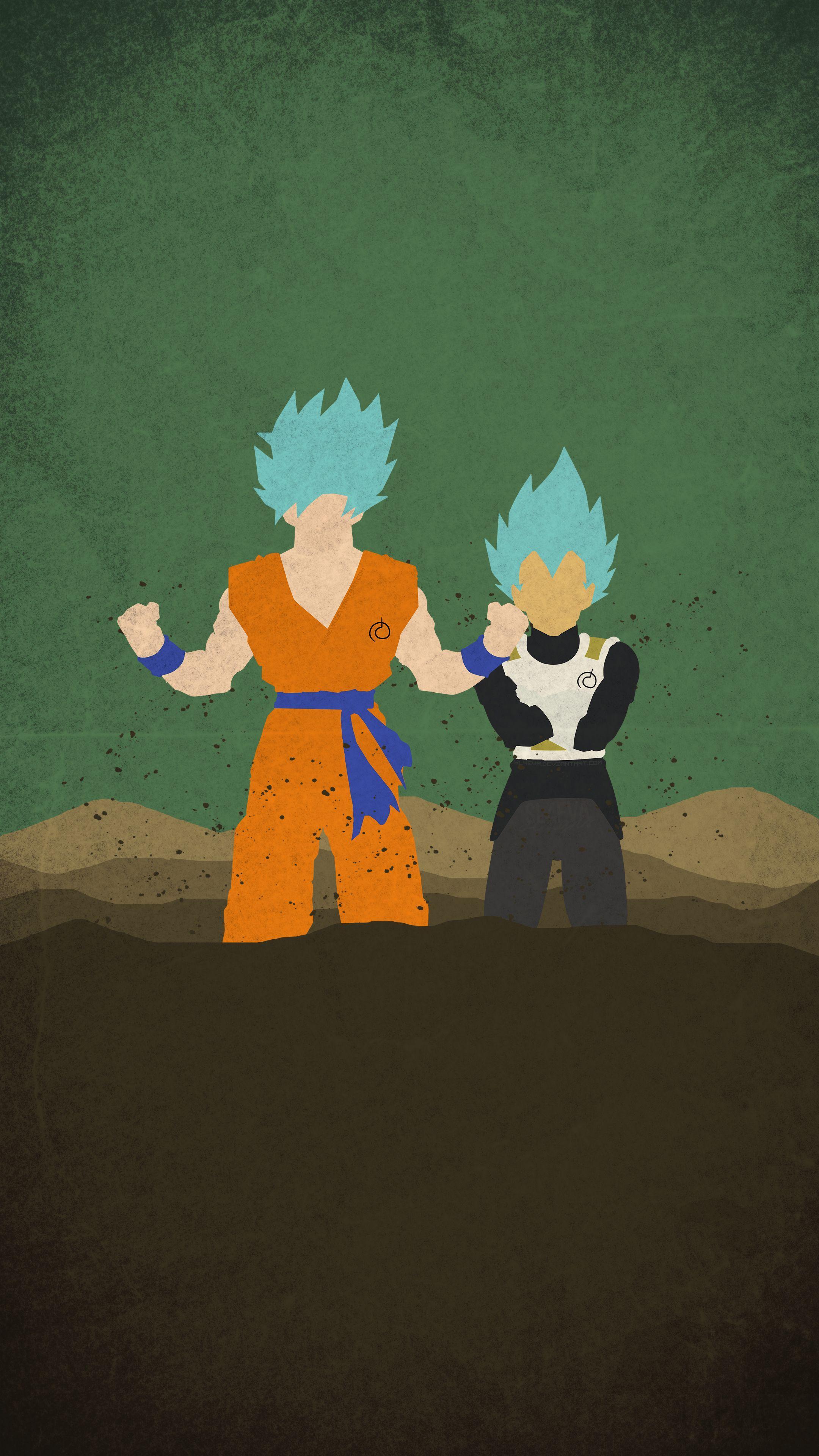 2160x3840 Dragon Ball Minimalist Art Wallpaper