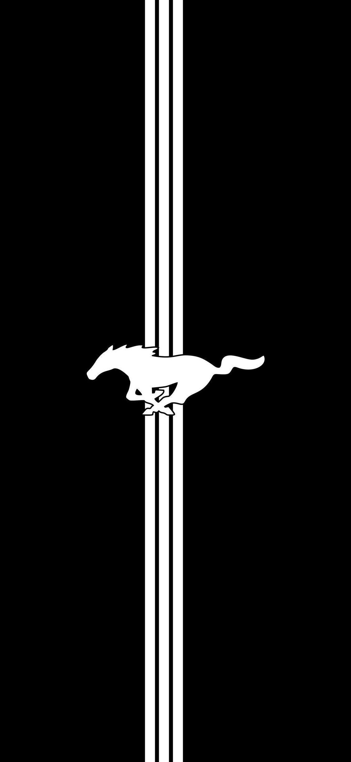 1125x2436 Ford Mustang Logo Wallpaper iPhone