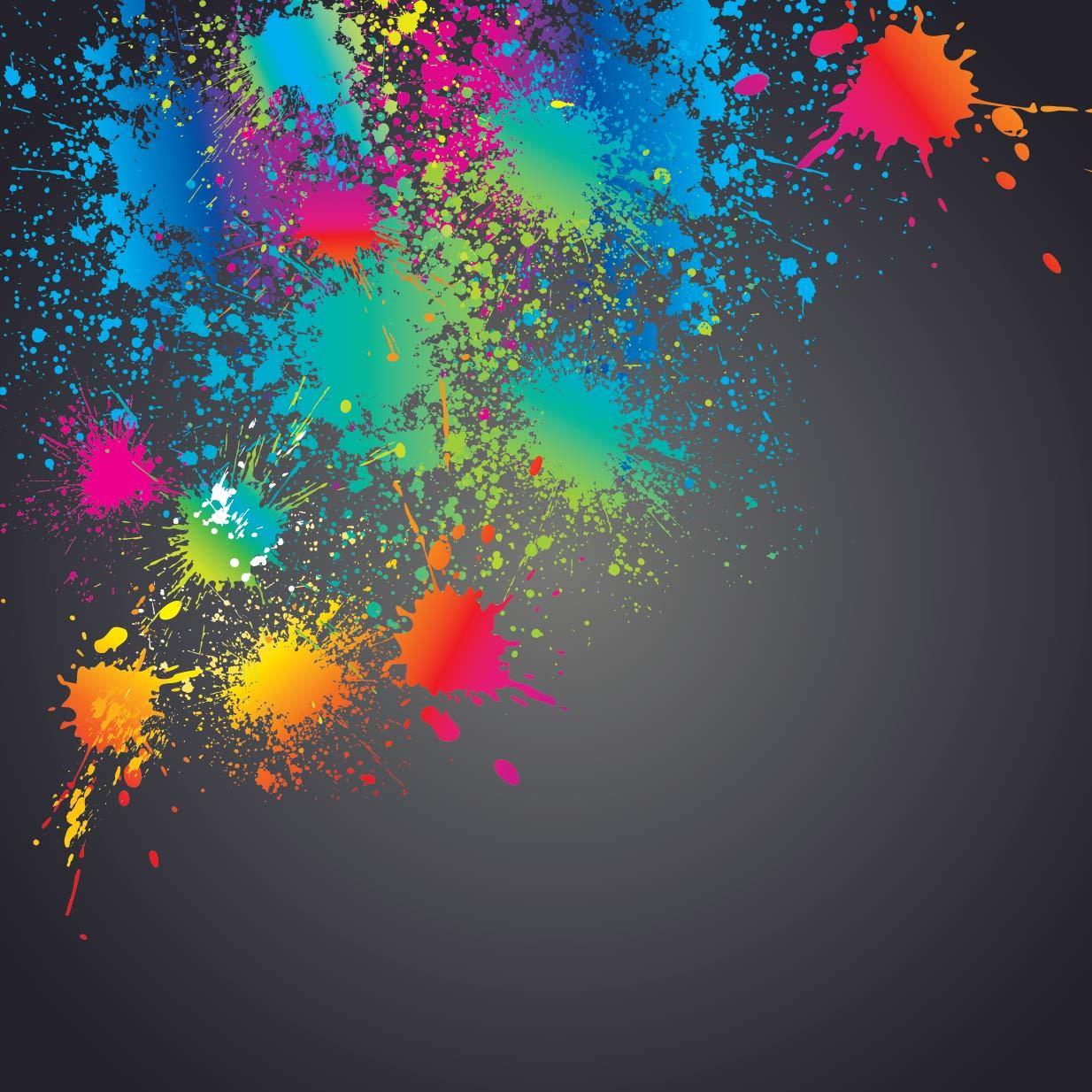 Colorful Paint Splatter Wallpapers - Top Free Colorful Paint Splatter  Backgrounds - WallpaperAccess