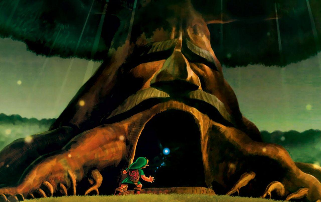 1280x804 The Legend Of Zelda Deku Tree Wallpaper Of Zelda Ocarina Of Time Concept Art