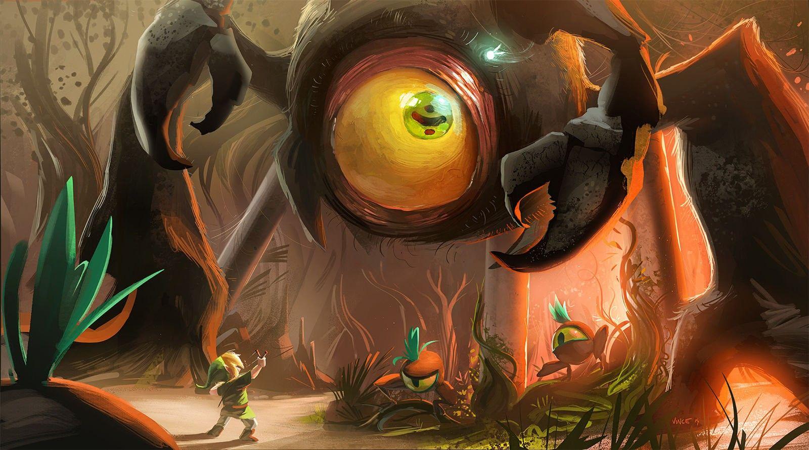 1600x890 artwork the legend of zelda the legend of zelda ocarina of time Wallpaper HD / Desktop and Mobile Background