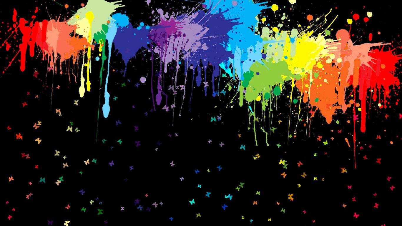 Colorful Paint Splatter Wallpapers - Top Free Colorful Paint Splatter ...