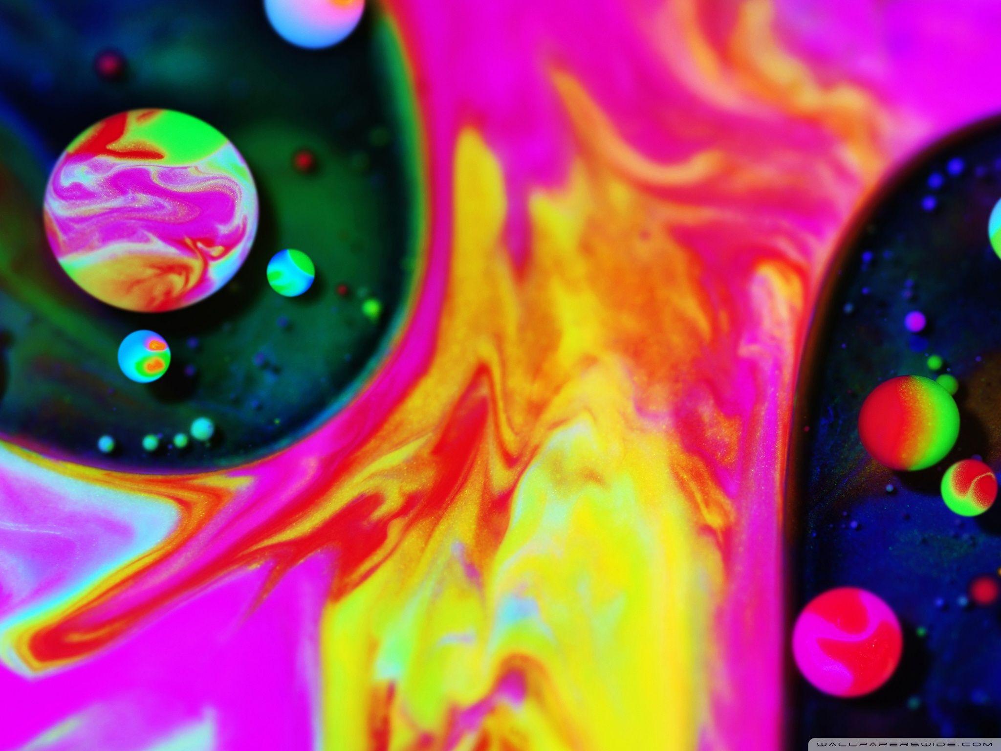 2048x1536 Neon Paint Splatter Macro Ultra HD Desktop Background Wallpaper for 4K UHD TV : Multi Display, Dual Monitor : Tablet