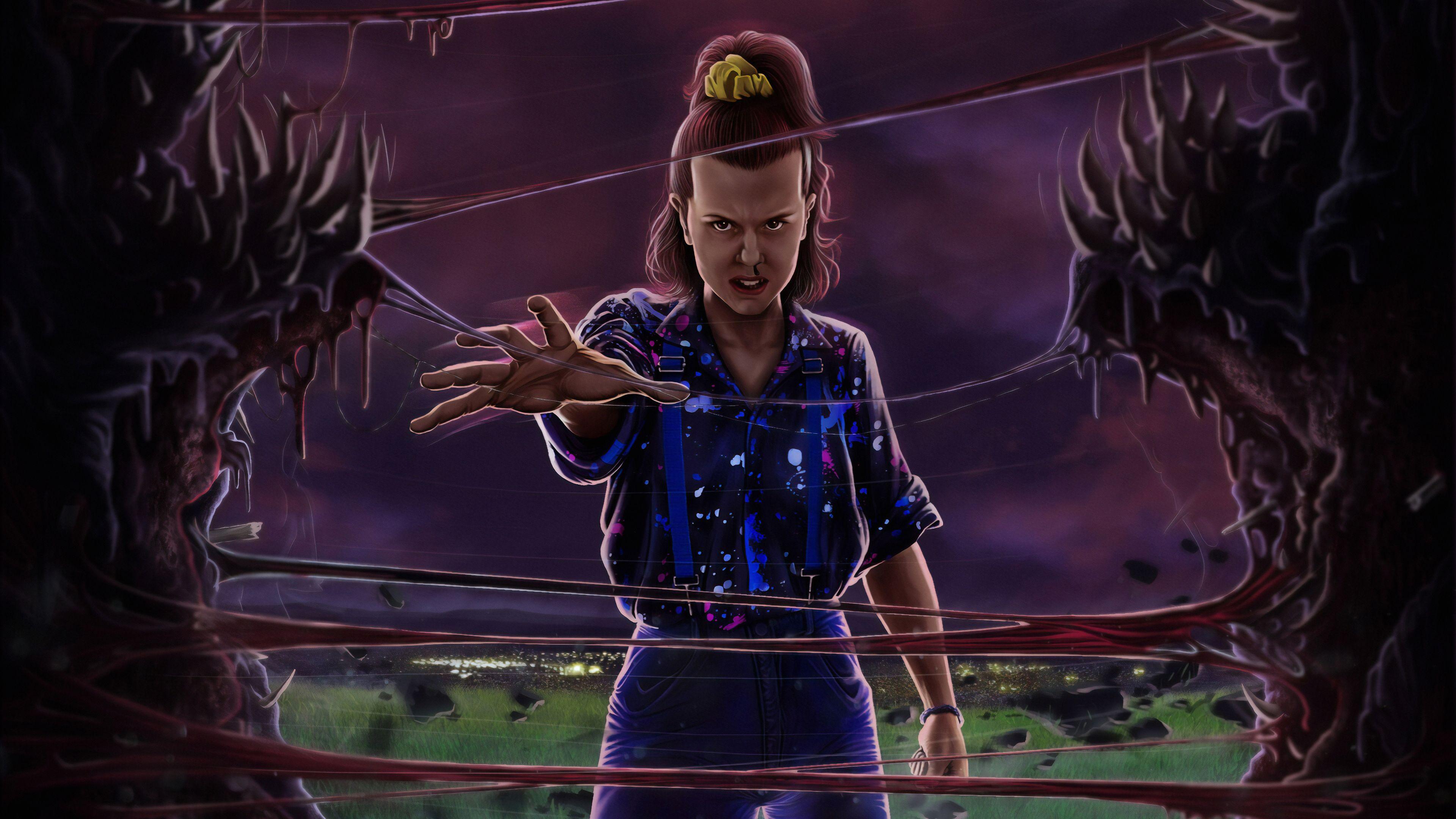 3840x2160 Eleven Stranger Things Macbook Pro Retina HD 4k Wallpaper, Image, Background, Photo and Picture