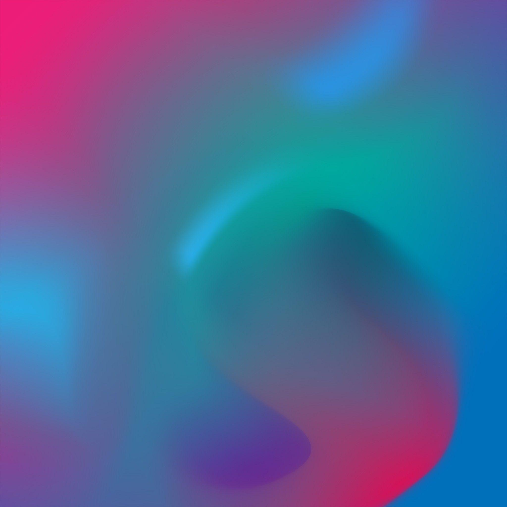 2048x2048 Hình nền Gradient màu hồng xanh