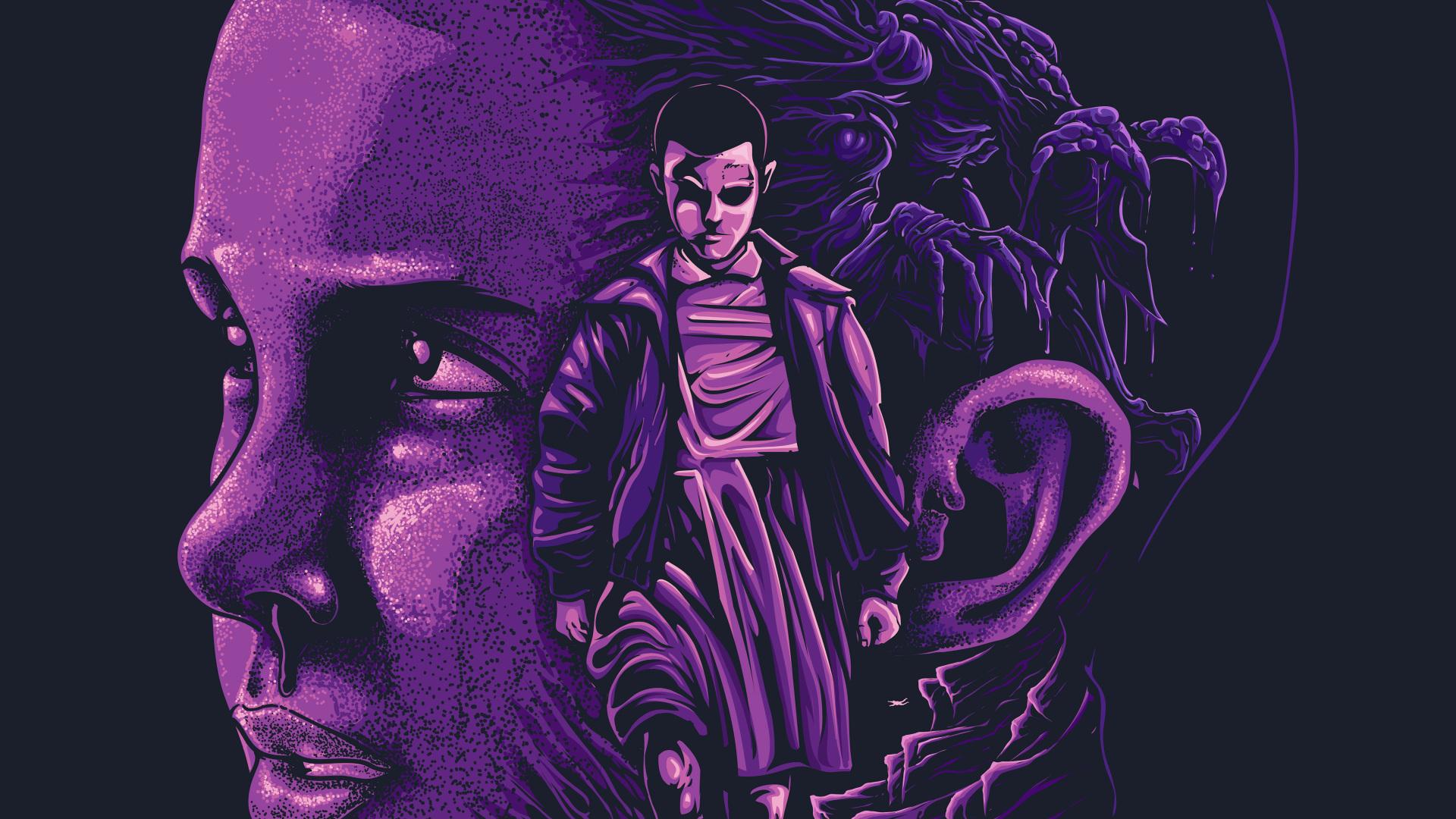 1920x1080 Stranger Things Eleven Fan Artwork 1680x1050 Resolution Wallpaper, HD TV Series 4K Wallpaper, Image, Photo and Background