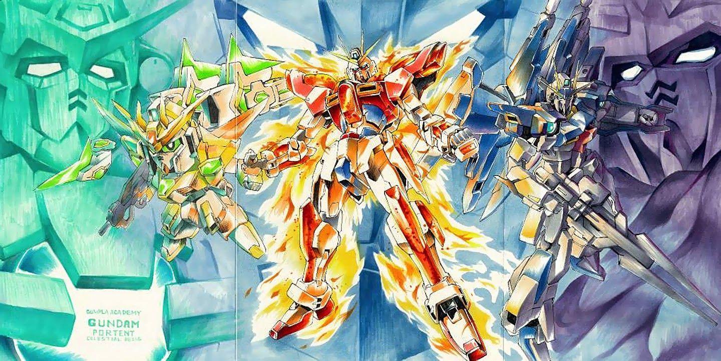 1440x722 Gundam Build Fighters Wallpaper