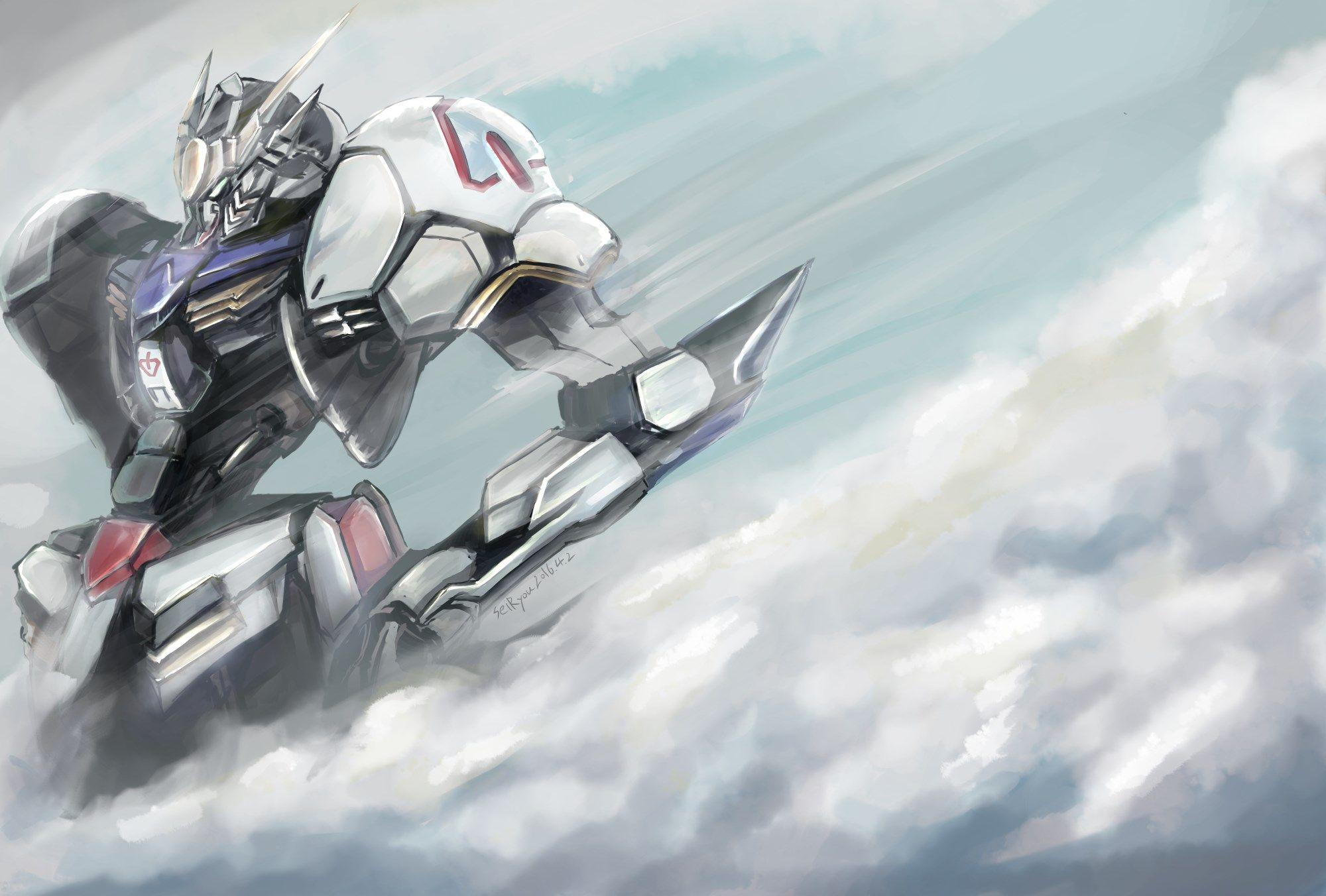 2000x1352 free desktop background for mobile suit gundam iron blooded orphans