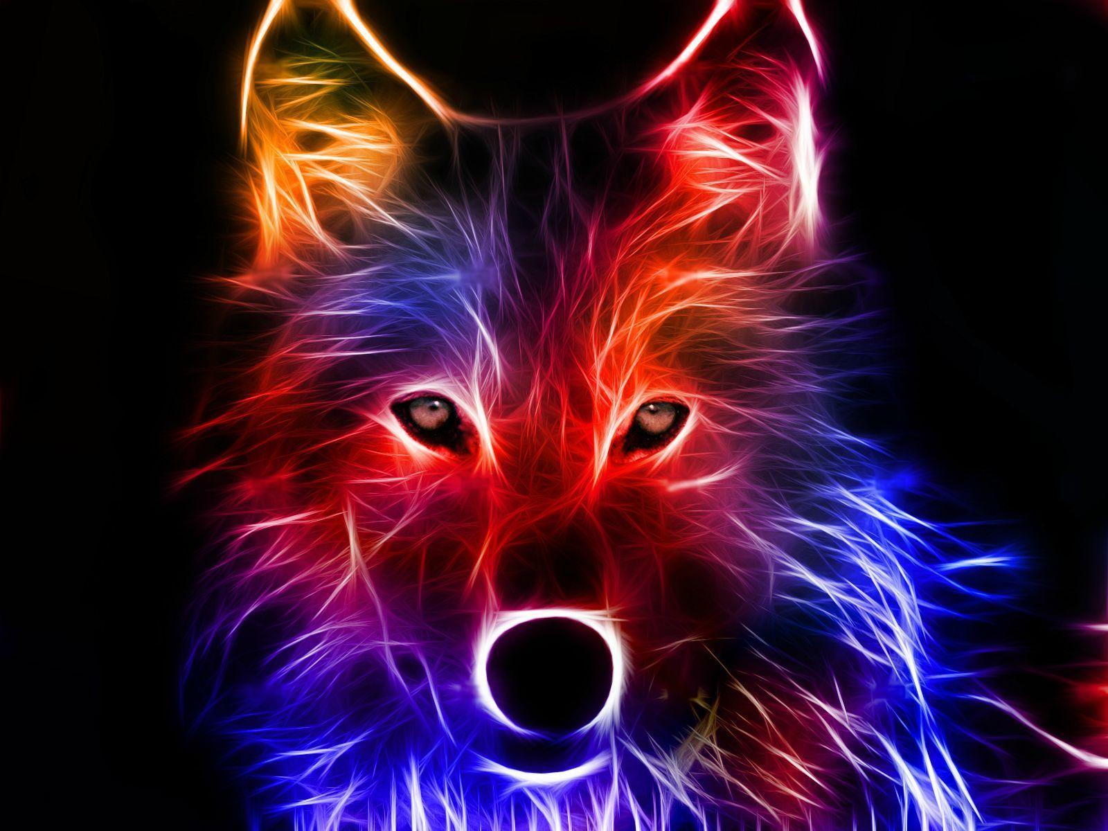 Neon Wolf Wallpapers - Top Free Neon