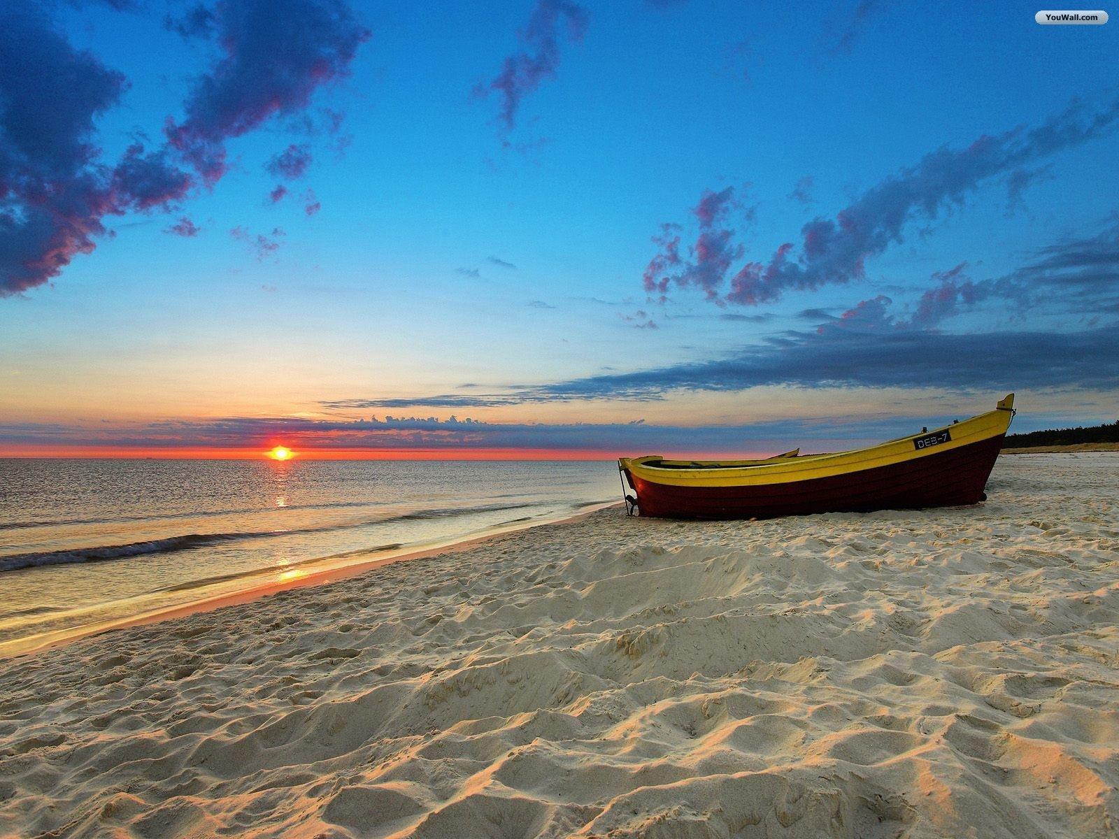 1600x1200 Sunset Beaches Wallpaper