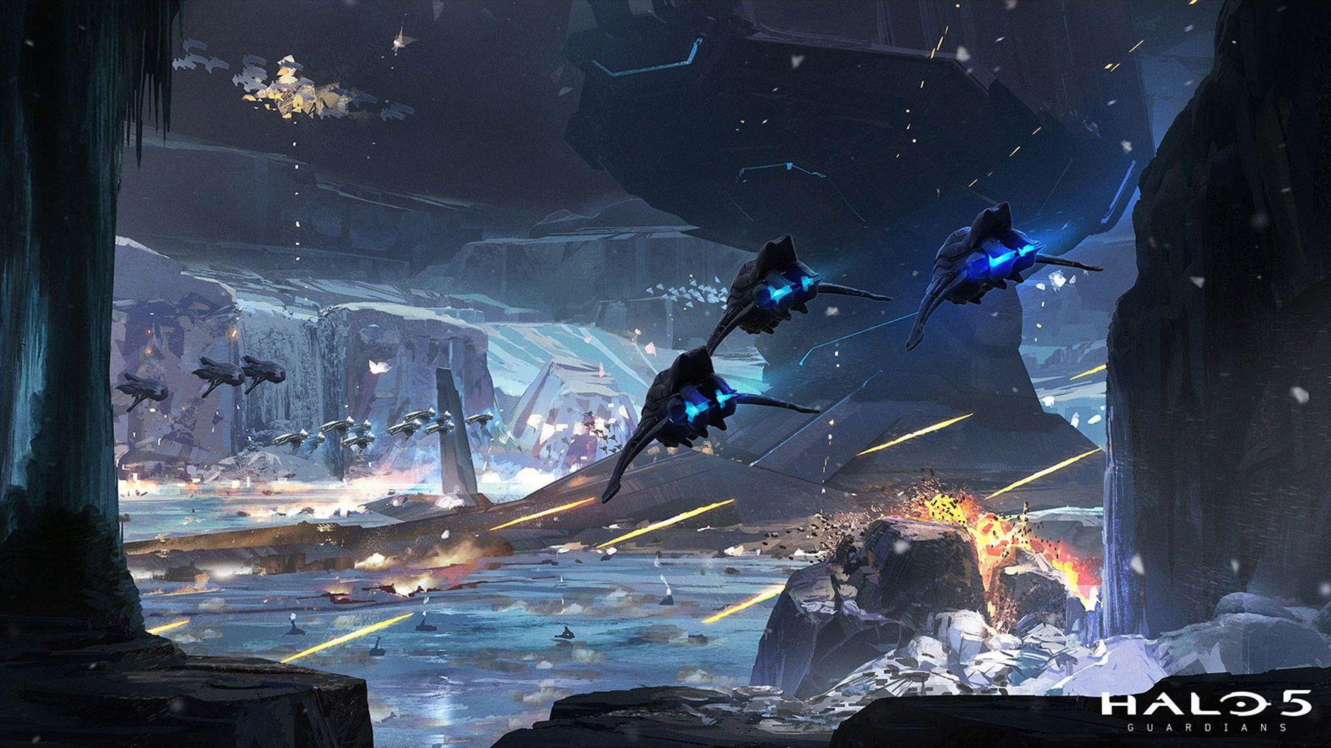 1920x1080 Guardians Wallpaper In Halo Concept Art