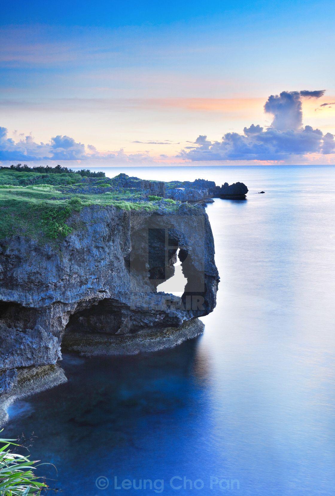 1120x1658 sunset on the rocks, in Okinawa, Manzamo, download or print for £12.40