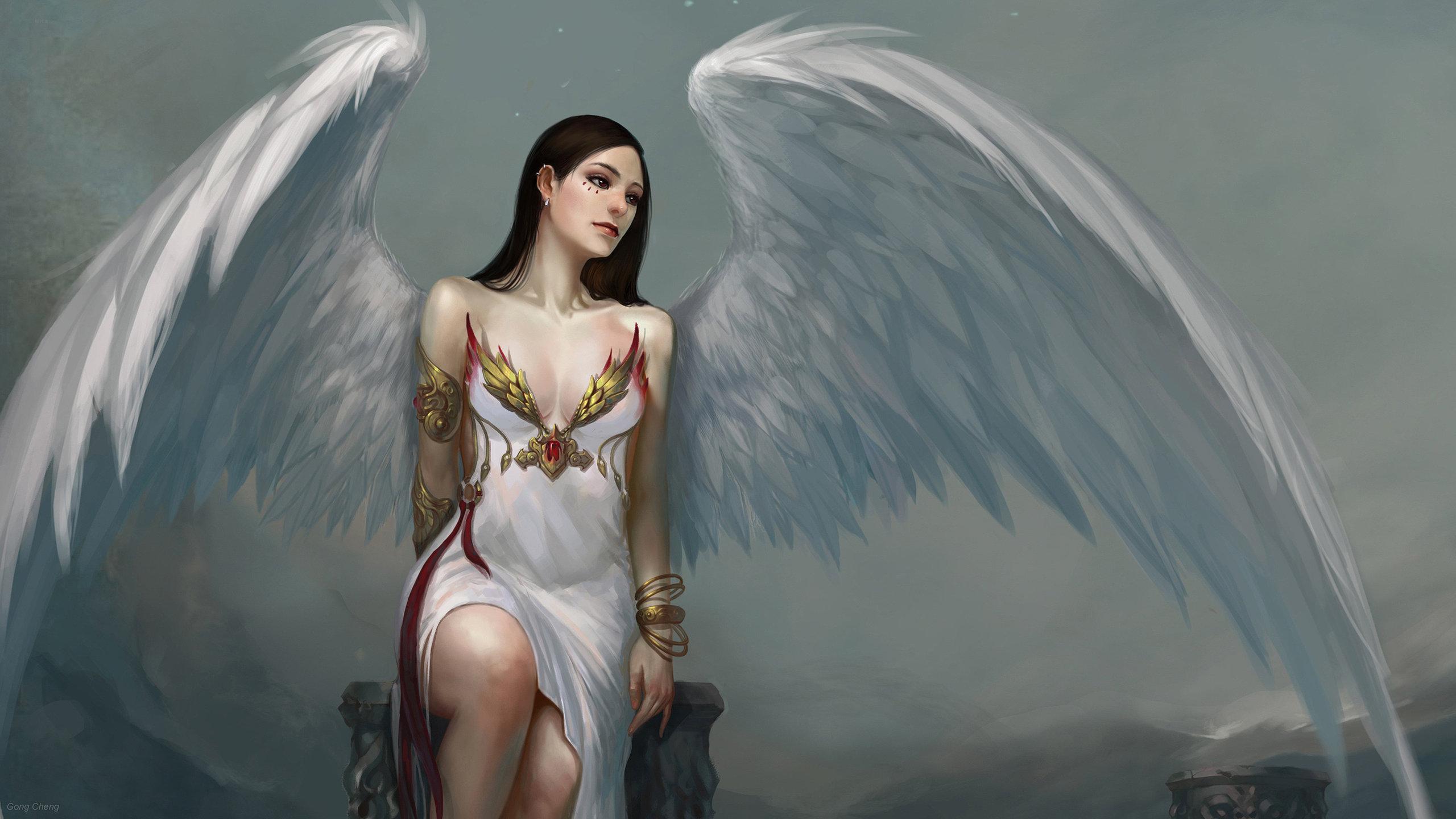 2560x1440 Awesome Angel free wallpaper for HD 2560x1440 computer