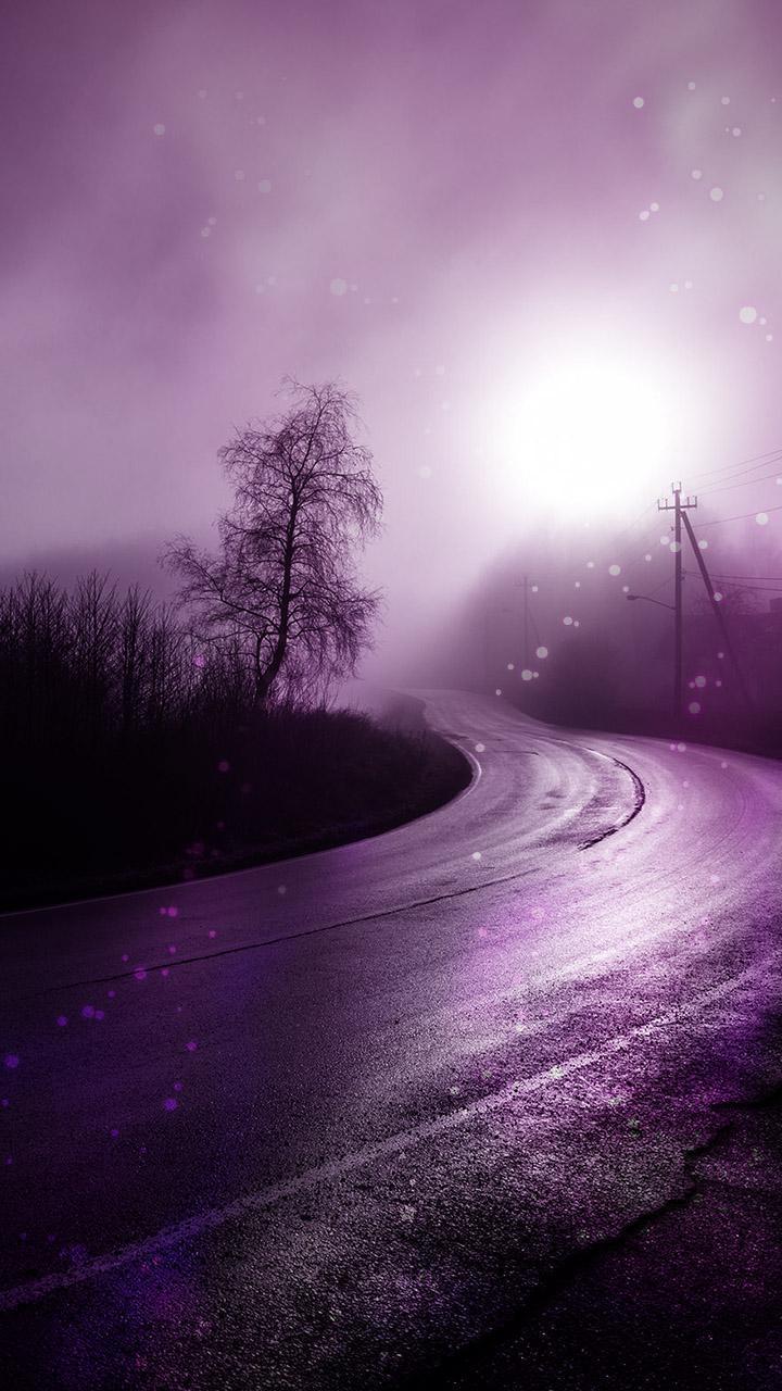 720x1280 Lonely Road wallpaper for Android