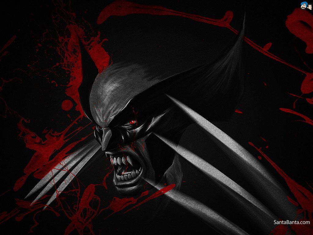 1024x768 Black Cartoon Wallpaper