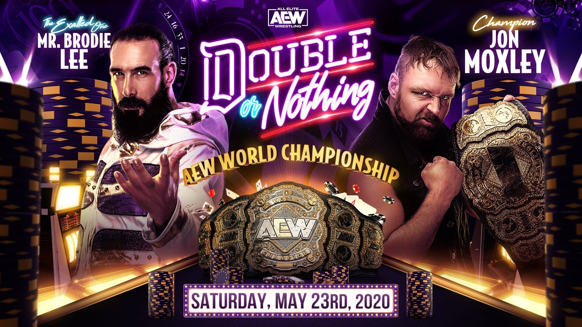 1920x1080 Jon Moxley vs. Brodie Lee: AEW Double or Nothing Results