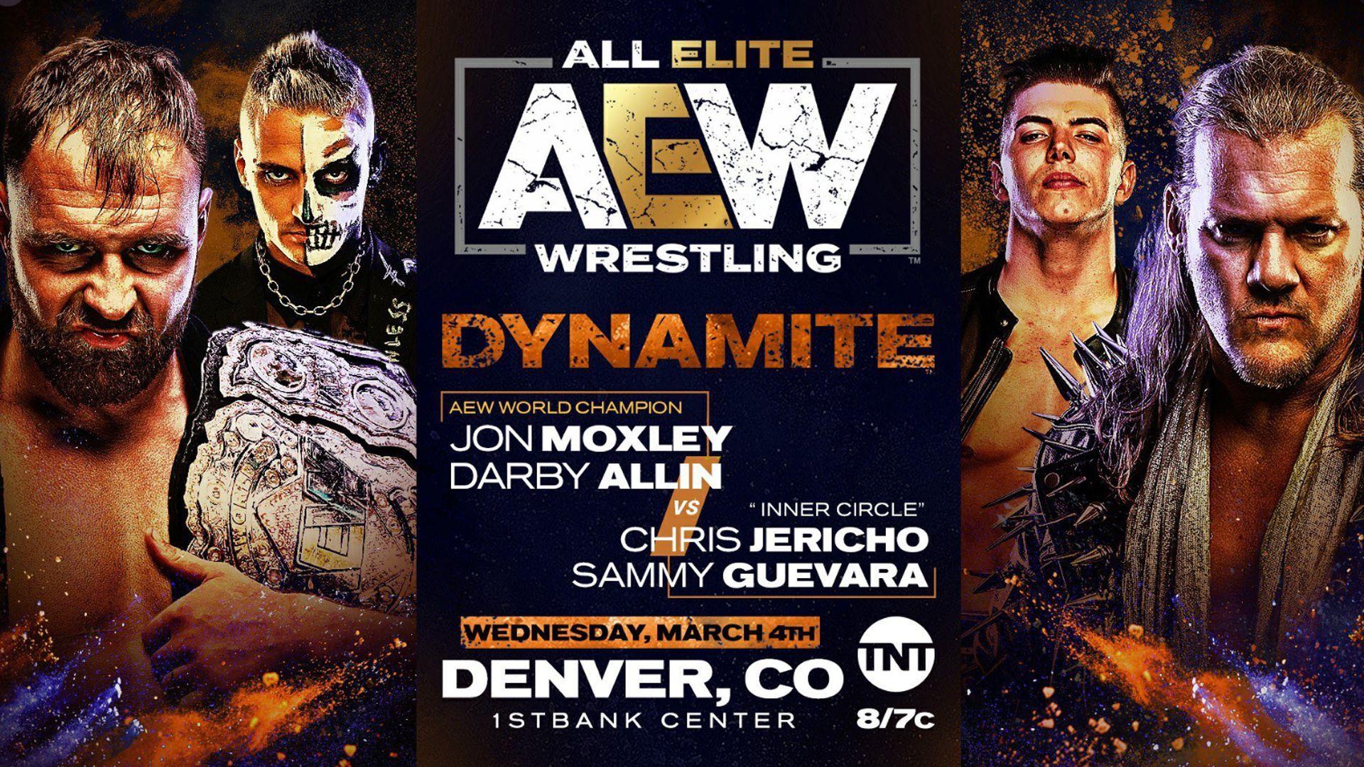 1920x1080 AEW Match of the Night: Jon Moxley and Darby Allin v Chris Jericho and Sammy Guevara