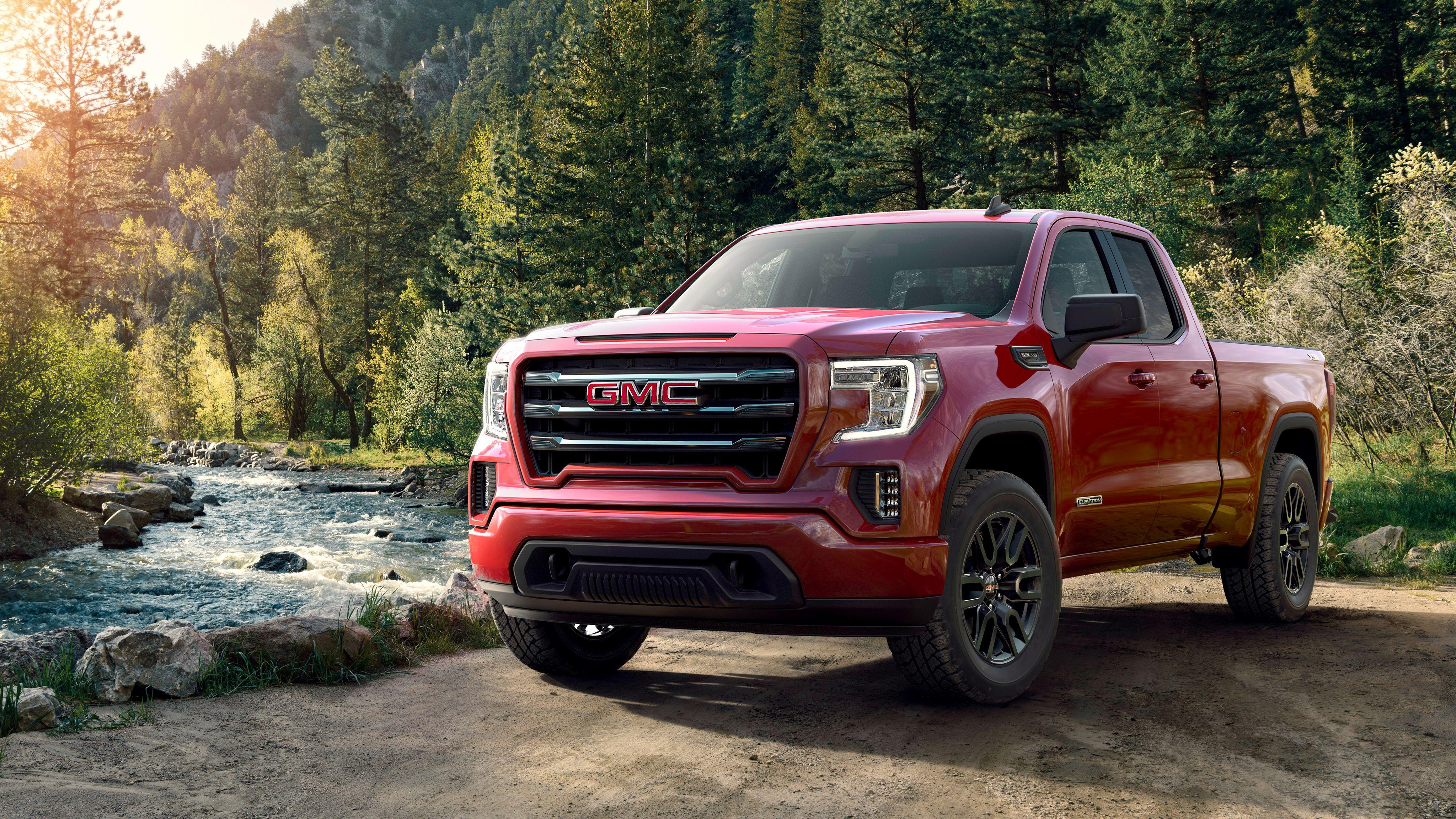 4096x2304 GMC Sierra Elevation Doule Cab 4K Wallpaper. HD Car Wallpaper