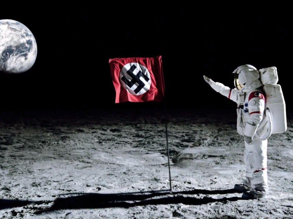 1024x768 Funny Moon Landing Wallpaper Pics About Space Desktop Background