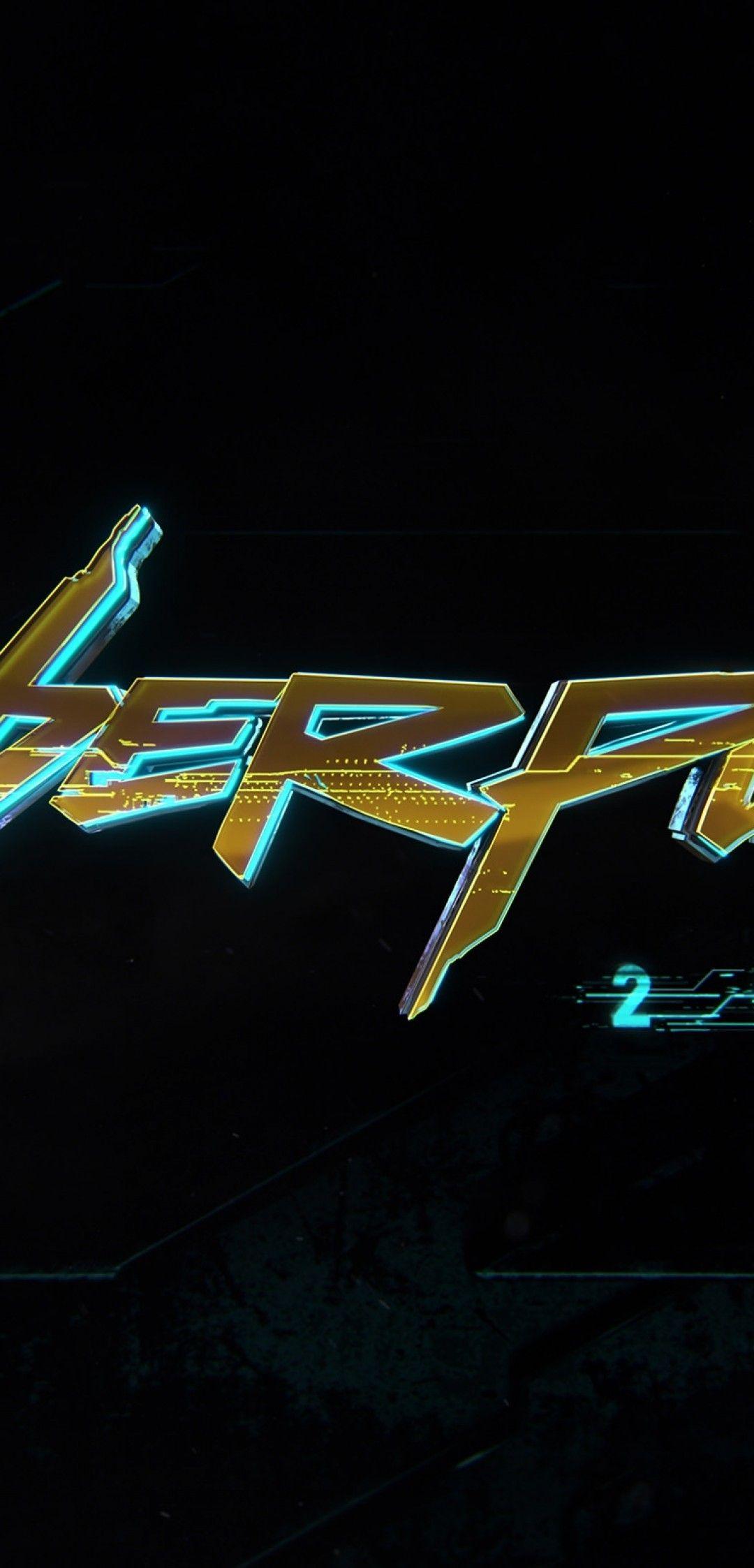 1080x2246 Download 1080x2246 Cyberpunk Logo Wallpaper for Xiaomi Pocophone F Asus ZenFone 5Z