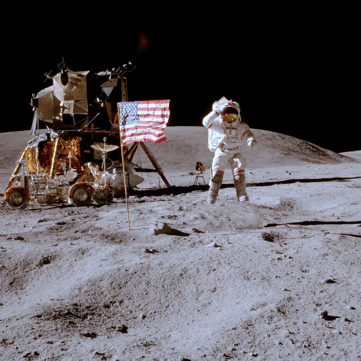 1200x1200 Apollo Moon Flags Still Standing. Solar System Exploration Research Virtual Institute