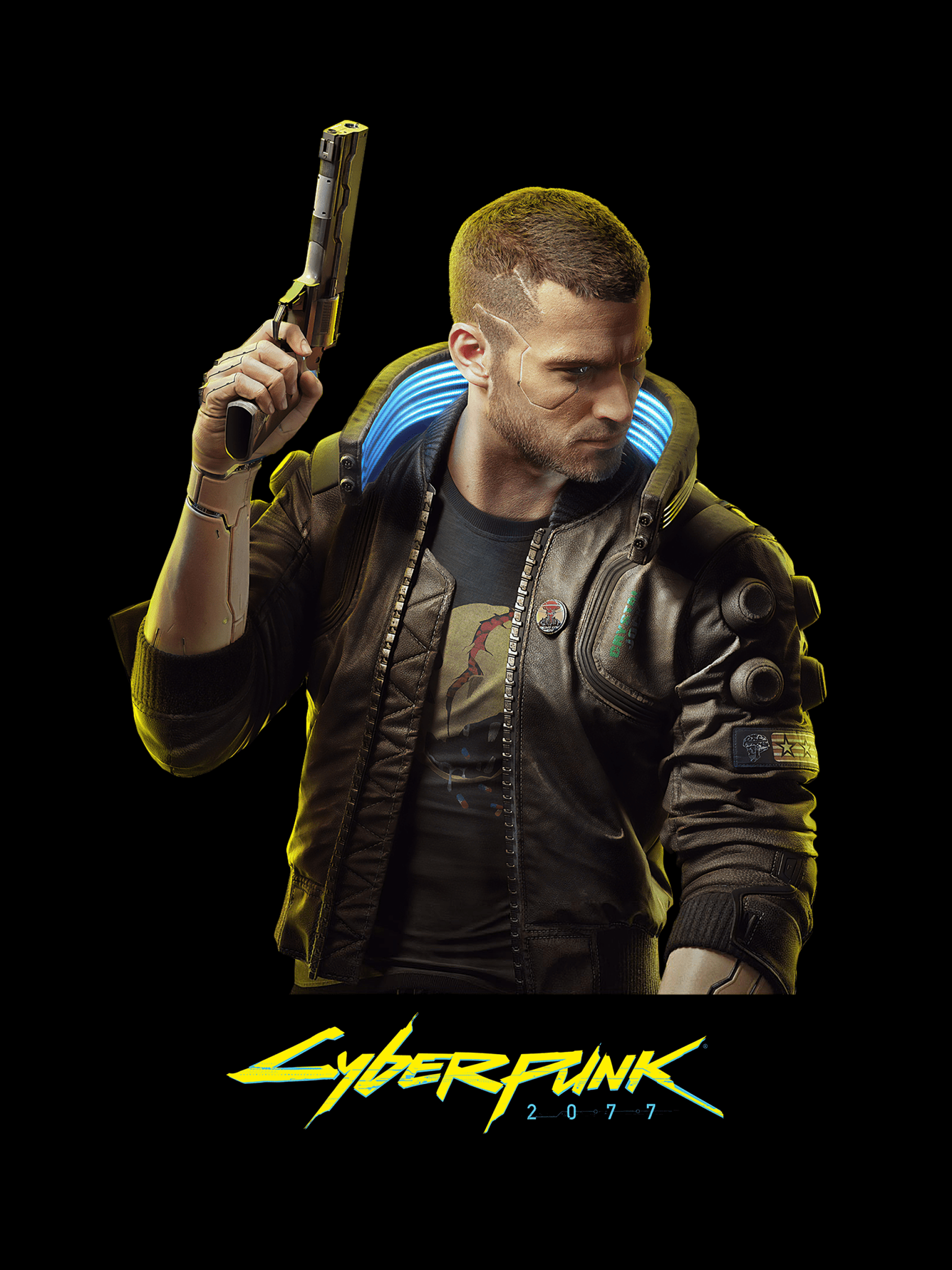 1536x2048 Cyberpunk 2077 4K Wallpaper, Black Background, PC Games, Xbox Series X, PlayStation Google Stadia, Black Dark