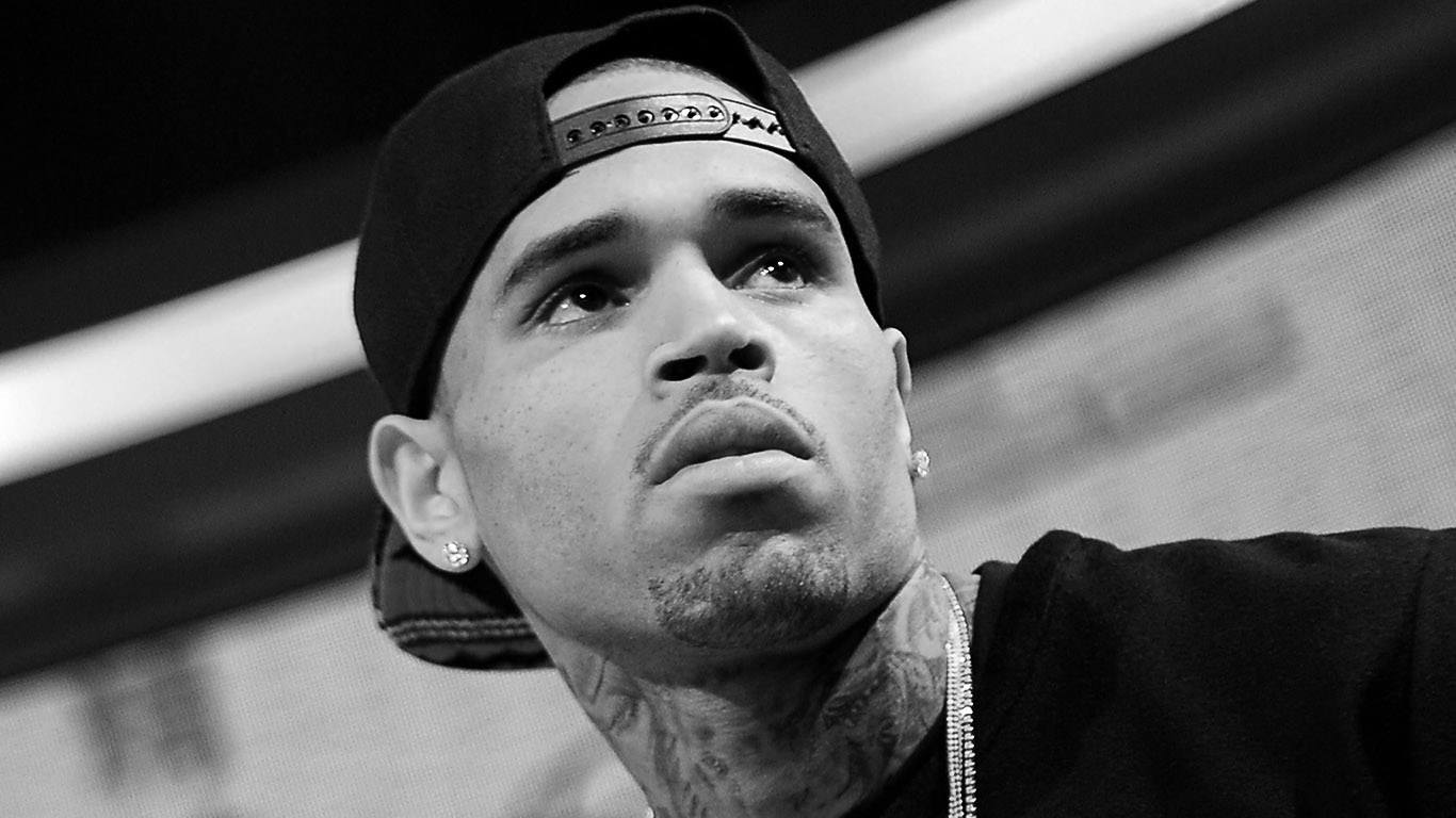 1366x768 Chris Brown Desktop Wallpaper