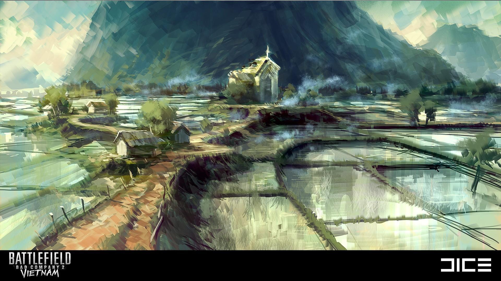 1920x1080 Battlefield 2 artwork 2: vietnam concept art wallpaper