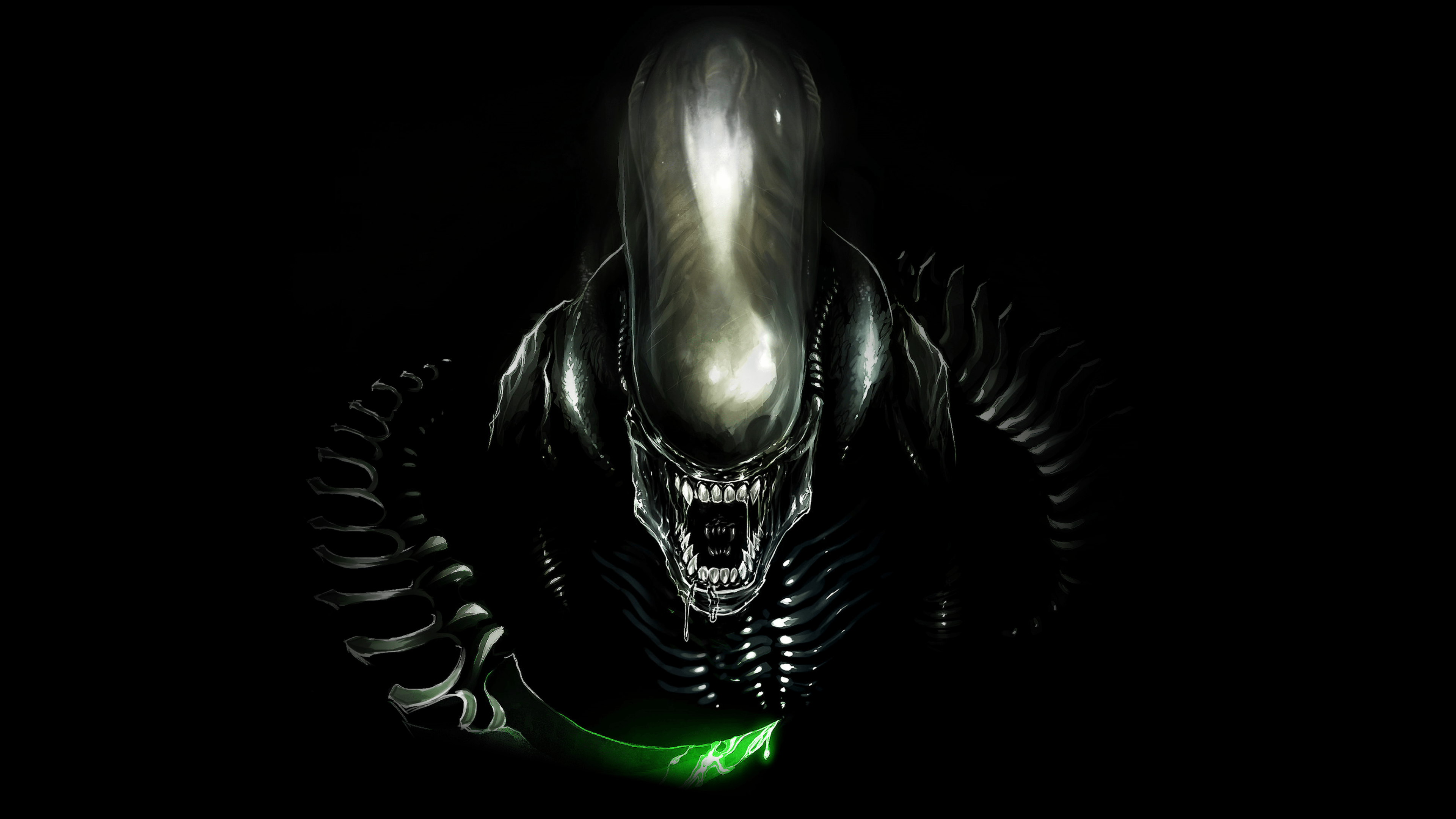 3840x2160 Download 3840x2160 Alien: Covenant, Saliva, Bones Wallpaper for UHD TV