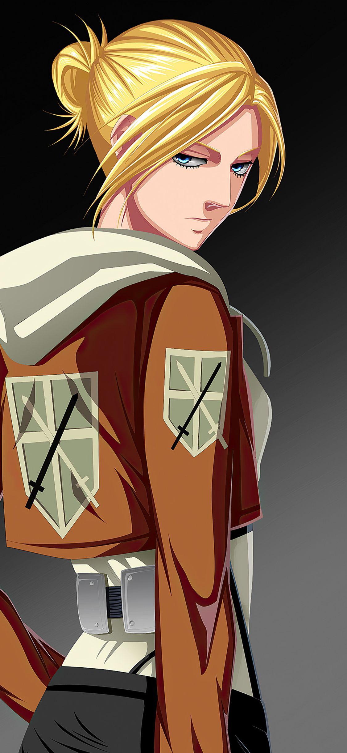 1125x2436 Titan Annie Leonhart Shingeki