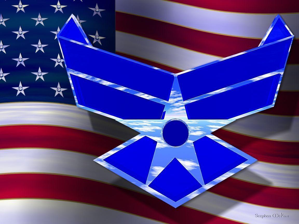 1152x864 Air Force Logo Wallpaper