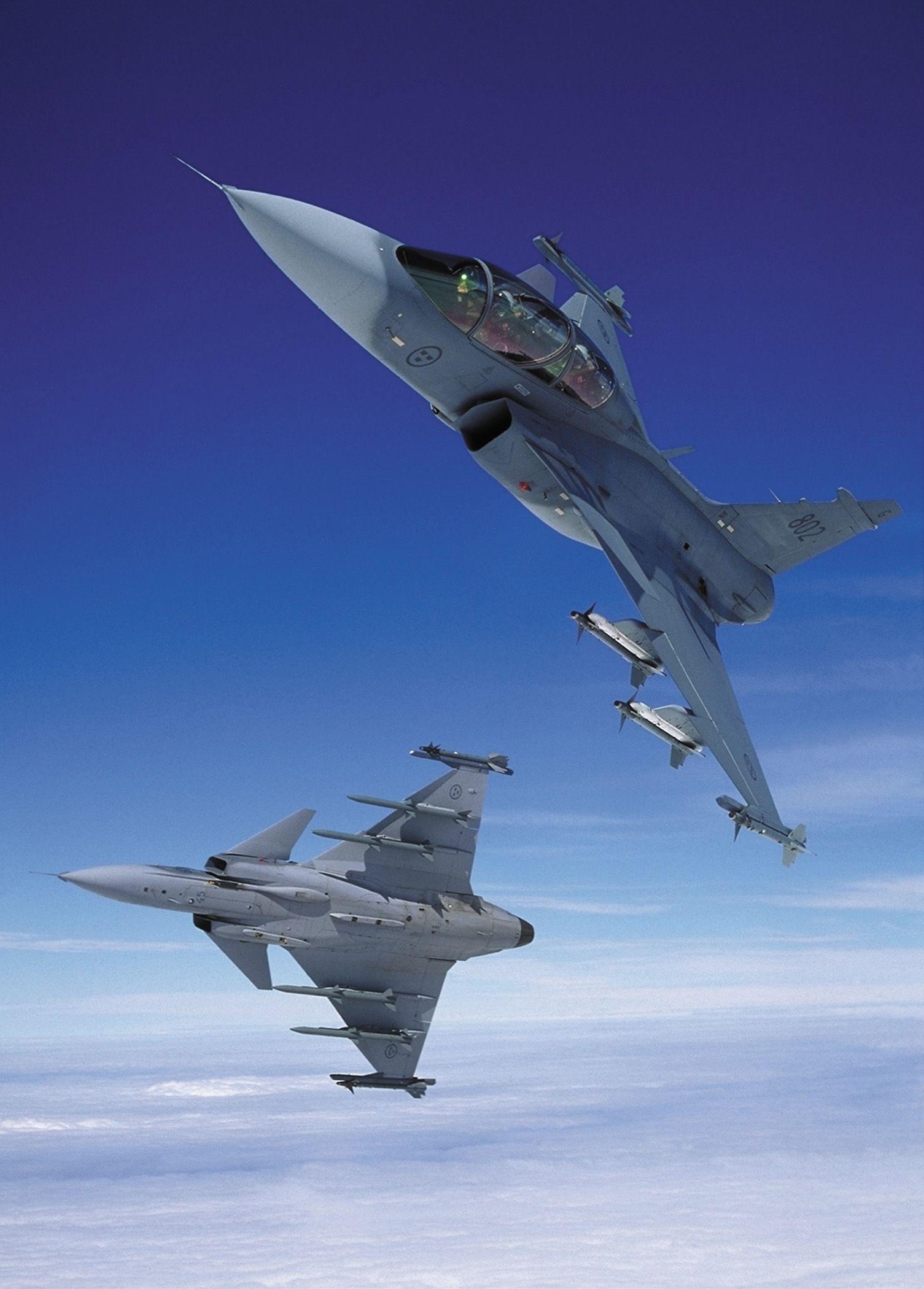 1505x2100 SAAB JAS 39 Gripen Sweden's 'Fighter Of The Future'. Fighter