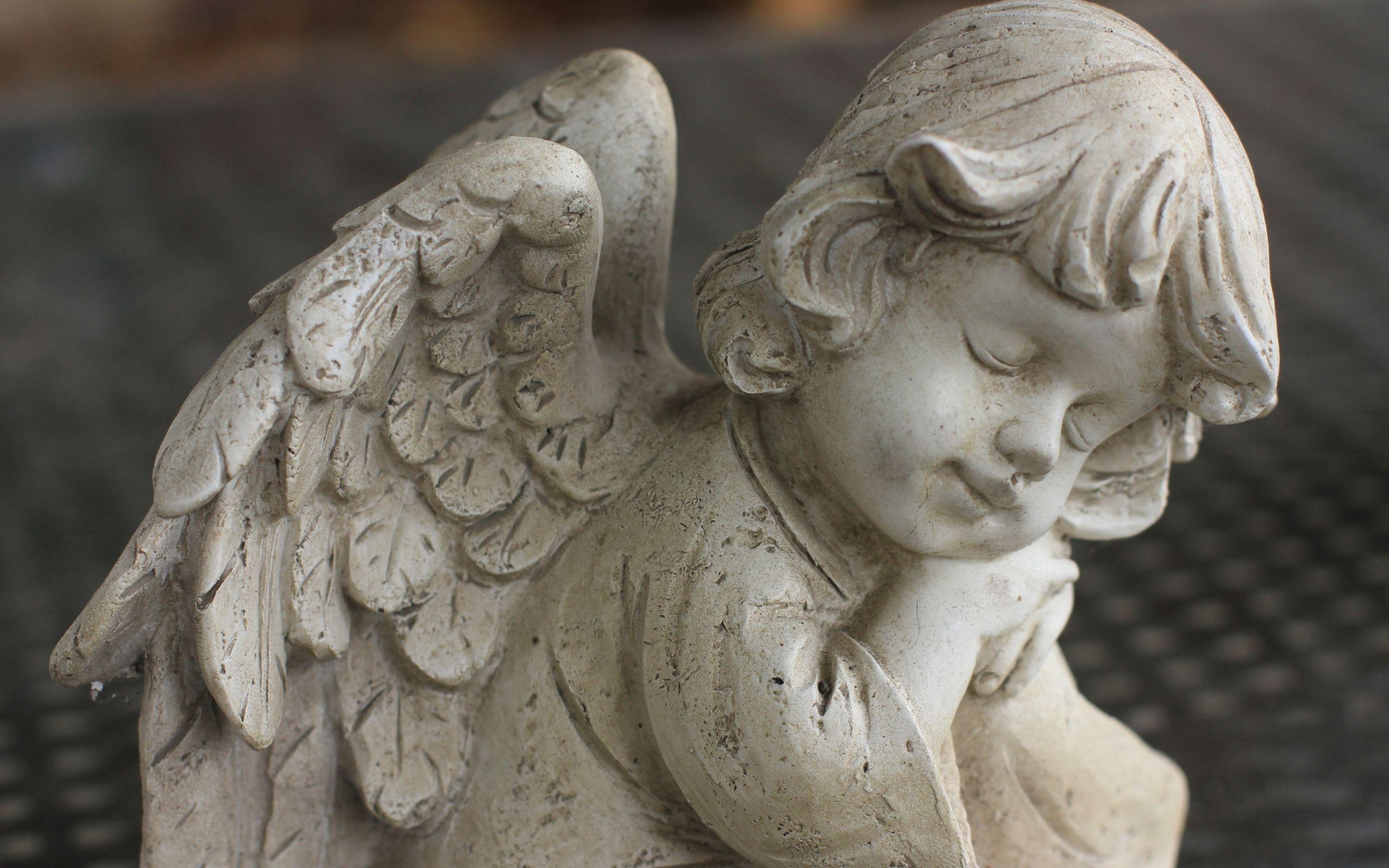 2560x1600 Angel Statue Wallpaper