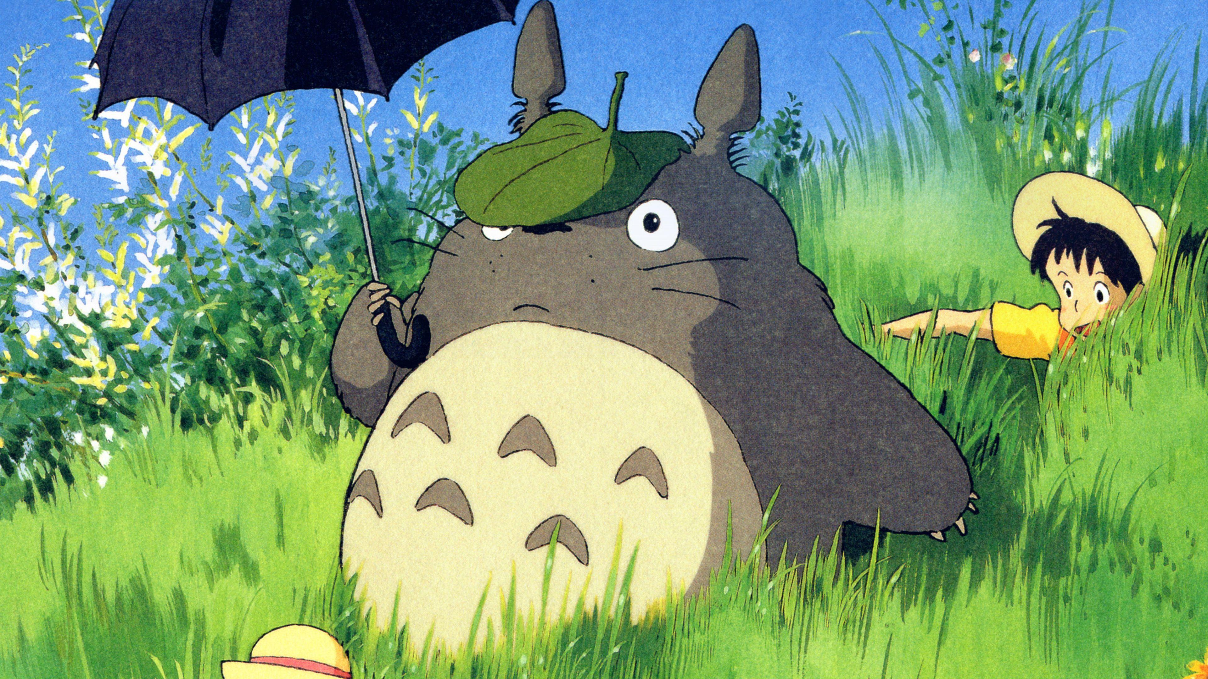 3840x2160 Totoro Art Cute Anime Illustration Wallpaper