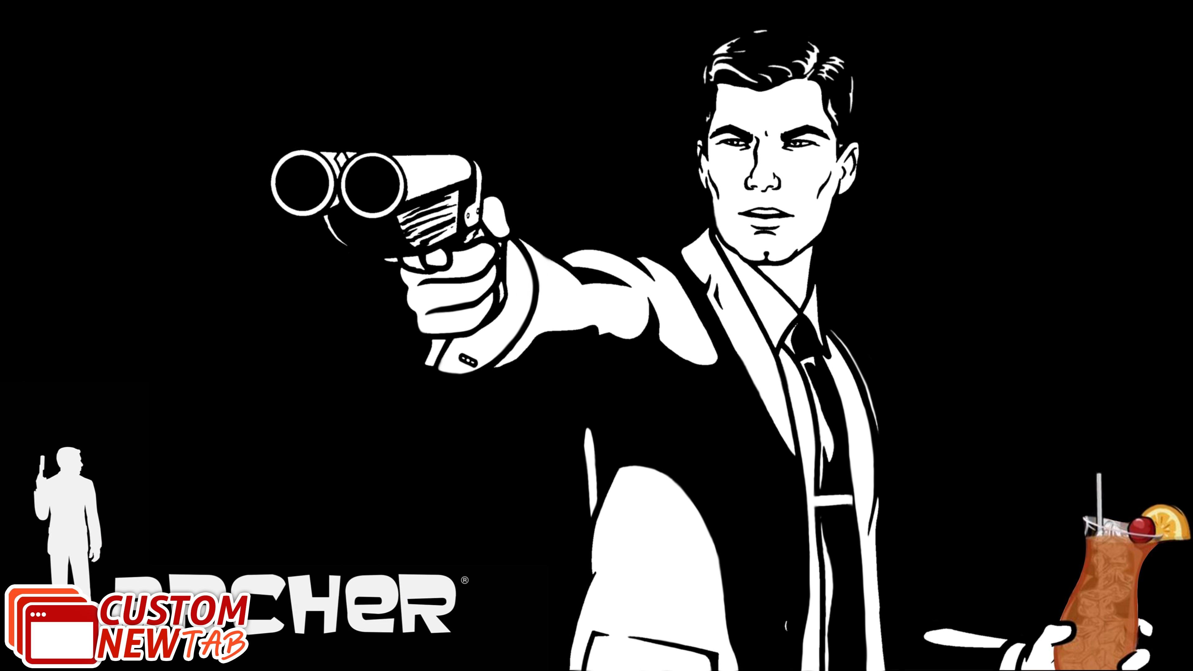 3840x2160 Archer Wallpaper New Tab Background
